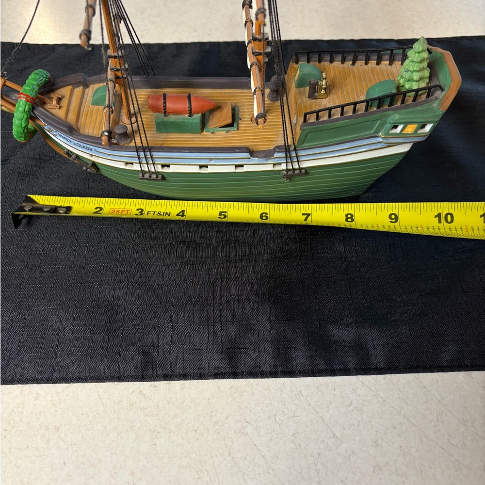 “The Emily Louise” ship collectible from Department 56 - Picture 6 of 7